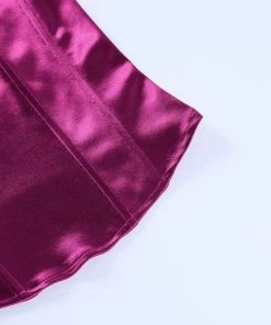 Shop Lena Jade Purple Monica Satin Corset