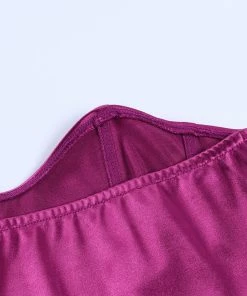 Shop Lena Jade Purple Monica Satin Corset