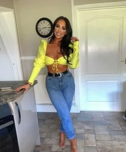 Shop Lena Jade Neon Girl Long Sleeve Top Long Sleeves