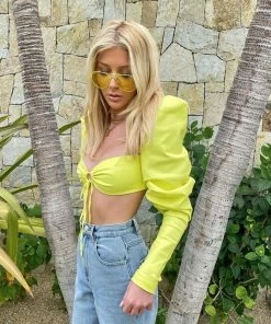 Shop Lena Jade Neon Girl Long Sleeve Top Long Sleeves