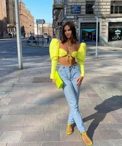 Shop Lena Jade Neon Girl Long Sleeve Top Long Sleeves