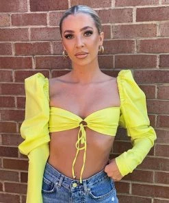 Shop Lena Jade Neon Girl Long Sleeve Top Long Sleeves