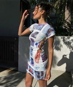 Shop Lena Jade Showcase Print Dress