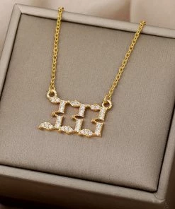 Shop Lena Jade 333 Necklace Necklaces 7 Shop Lena Jade 333 Necklace Necklaces