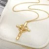 Shop Lena Jade Jesus Cross Necklace Necklaces 1 Shop Lena Jade Jesus Cross Necklace Necklaces