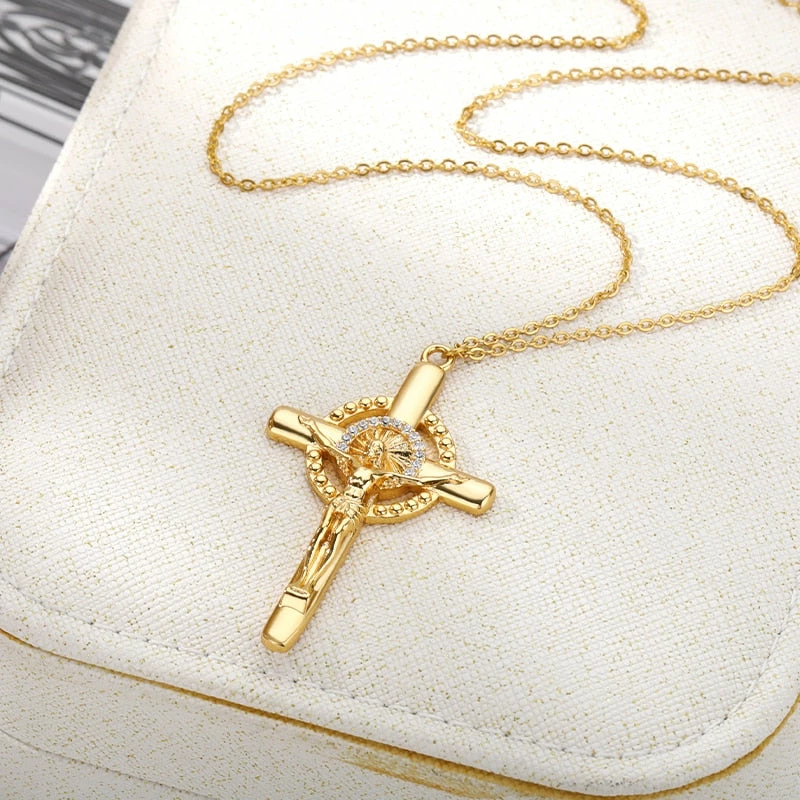 Shop Lena Jade Jesus Cross Necklace Necklaces 3 Shop Lena Jade Jesus Cross Necklace Necklaces