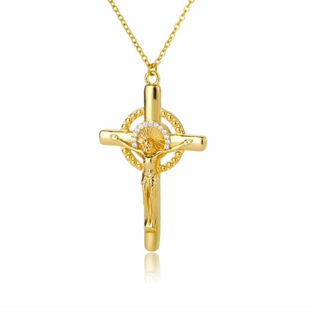 Shop Lena Jade Jesus Cross Necklace Necklaces 6 Shop Lena Jade Jesus Cross Necklace Necklaces