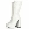Shop Lena Jade White Bratty Babe Boots Shoes