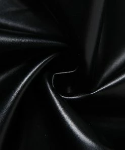 Shop Lena Jade Black Lace Up Faux Leather Pants