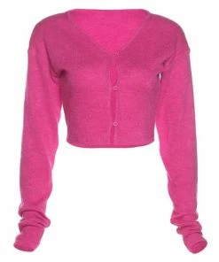 Shop Lena Jade Rose Button Up Long Sleeve Cardigan Long Sleeves