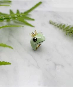 Shop Lena Jade Princes Frog Ring Rings