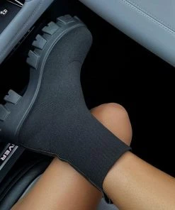 Shop Lena Jade Blacked Out Winter Day Sock Boot Shoe