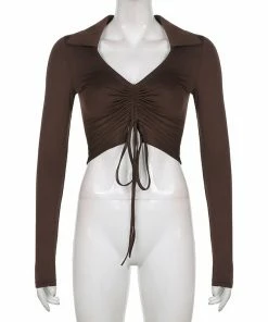 Shop Lena Jade Ruched Everyday Long Sleeve Long Sleeves