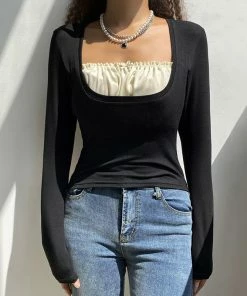 Shop Lena Jade Vintage Vera Long Sleeve Top