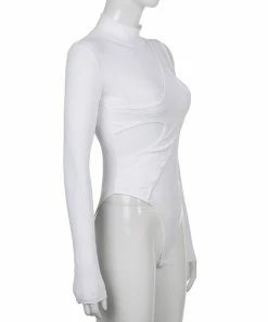 Shop Lena Jade Mattie Long Sleeve Bodysuit Long Sleeves