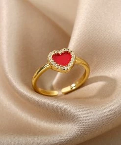 Shop Lena Jade Rings Vintage Heart Ring