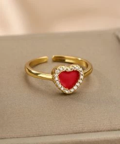 Shop Lena Jade Rings Vintage Heart Ring