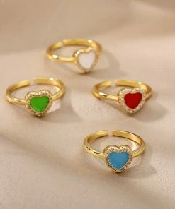 Shop Lena Jade Rings Vintage Heart Ring
