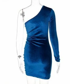 Shop Lena Jade Blue Velvet Dreams Dress