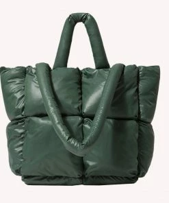 Shop Lena Jade Bags Green That Girl Puffer Tote Bag 10 Shop Lena Jade Bags Green That Girl Puffer Tote Bag