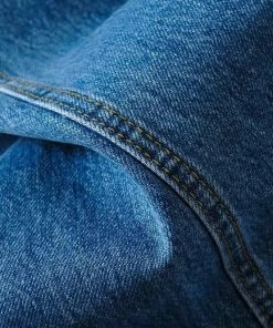 Shop Lena Jade Mid Wash Jameson Straight Leg Jeans