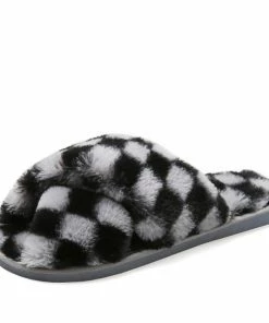 Shop Lena Jade Checkerboard Slippers Shoes