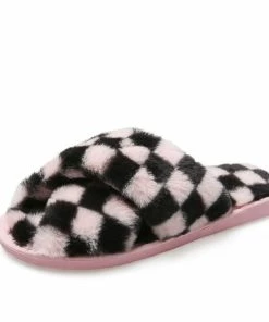 Shop Lena Jade Checkerboard Slippers Shoes