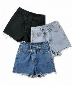 Shop Lena Jade Criss Cross Jean Shorts Summer Essentials
