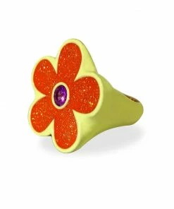 Shop Lena Jade Rings Y2K Flower Power Ring