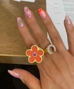 Shop Lena Jade Rings Y2K Flower Power Ring