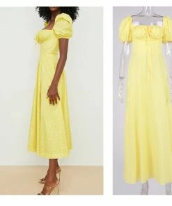 Shop Lena Jade Yellow Eloise Dress Dresses