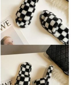 Shop Lena Jade Checkerboard House Slippers