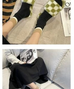 Shop Lena Jade Checkerboard House Slippers