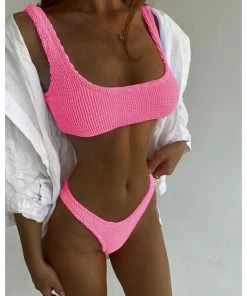 Shop Lena Jade Cassie Ribbed Bikini Swimwear