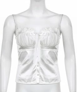 Shop Lena Jade Cottagecore Toxic Satin Tank Top