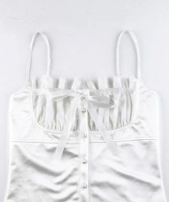 Shop Lena Jade Cottagecore Toxic Satin Tank Top