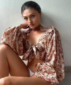 Shop Lena Jade Long Sleeves Katherina Long Sleeve Top