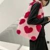 Shop Lena Jade Fluffy Fuzzy Heart Bag Bags
