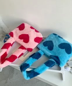 Shop Lena Jade Fluffy Fuzzy Heart Bag Bags