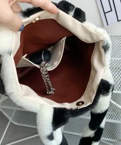 Shop Lena Jade Fluffy Fuzzy Heart Bag Bags