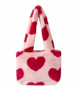 Shop Lena Jade Fluffy Fuzzy Heart Bag Bags