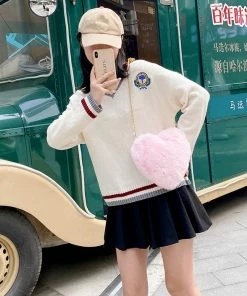 Shop Lena Jade Bags Fuzzy Heart Bag