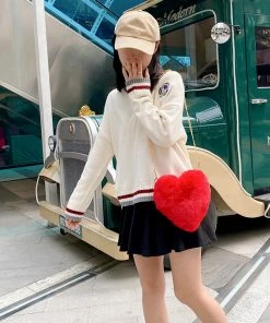 Shop Lena Jade Bags Fuzzy Heart Bag