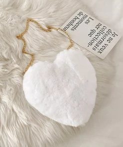 Shop Lena Jade Bags Fuzzy Heart Bag