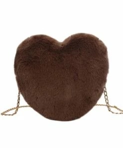 Shop Lena Jade Bags Fuzzy Heart Bag