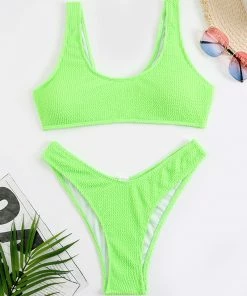 Shop Lena Jade Cassie Ribbed Bikini Swimwear