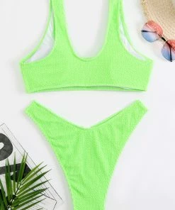 Shop Lena Jade Cassie Ribbed Bikini Swimwear