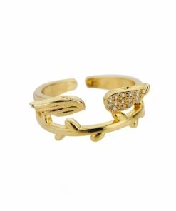 Shop Lena Jade Rings Angel Wings Ring