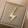 Shop Lena Jade Necklaces Retro Lightning Necklace