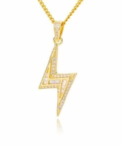 Shop Lena Jade Necklaces Retro Lightning Necklace 12 Shop Lena Jade Necklaces Retro Lightning Necklace